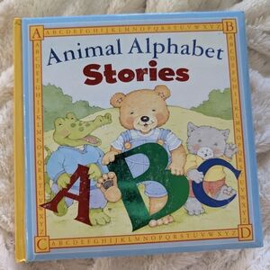 Animal Alphabet Stories Board Book - Colorful ABC Cover